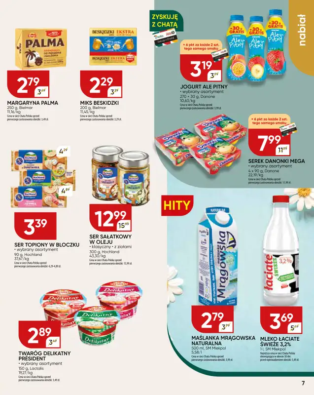 Chata Polska - gazetka promocyjna Gazetka od czwartku 31.07 do niedzieli 10.08 - strona 7