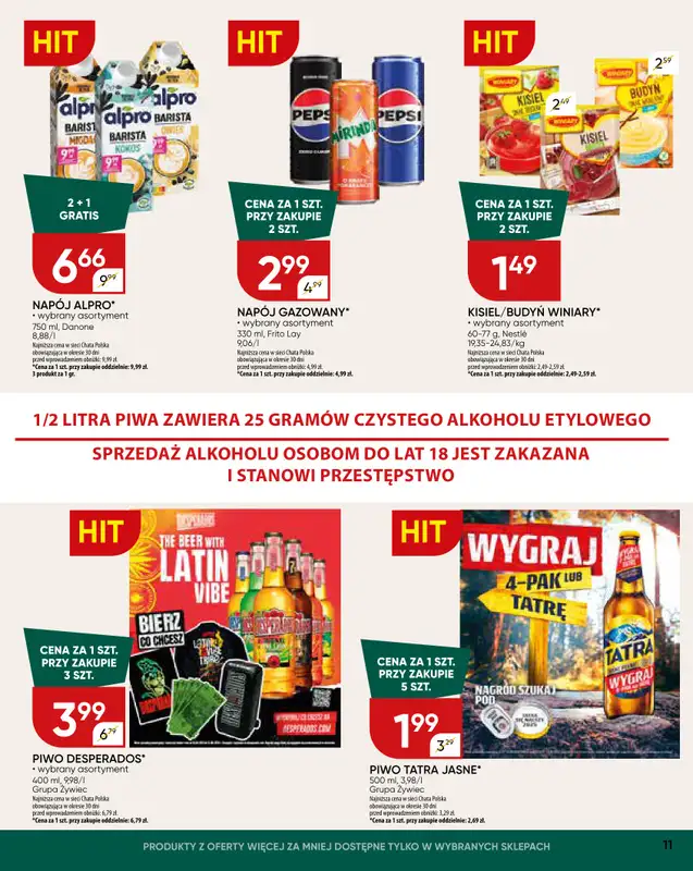 Chata Polska - gazetka promocyjna Gazetka od czwartku 31.07 do niedzieli 10.08 - strona 11