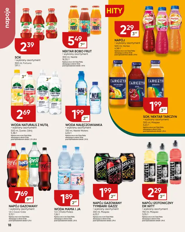 Chata Polska - gazetka promocyjna Gazetka od czwartku 31.07 do niedzieli 10.08 - strona 18