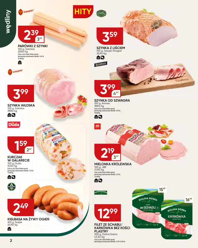 Chata Polska - gazetka promocyjna Gazetka od czwartku 31.07 do niedzieli 10.08 - strona 2