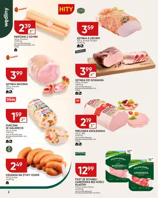 Chata Polska - gazetka promocyjna Gazetka od czwartku 31.07 do niedzieli 10.08 - strona 2 Chata Polska - gazetka promocyjna Gazetka od czwartku 31.07 do niedzieli 10.08 - strona 2