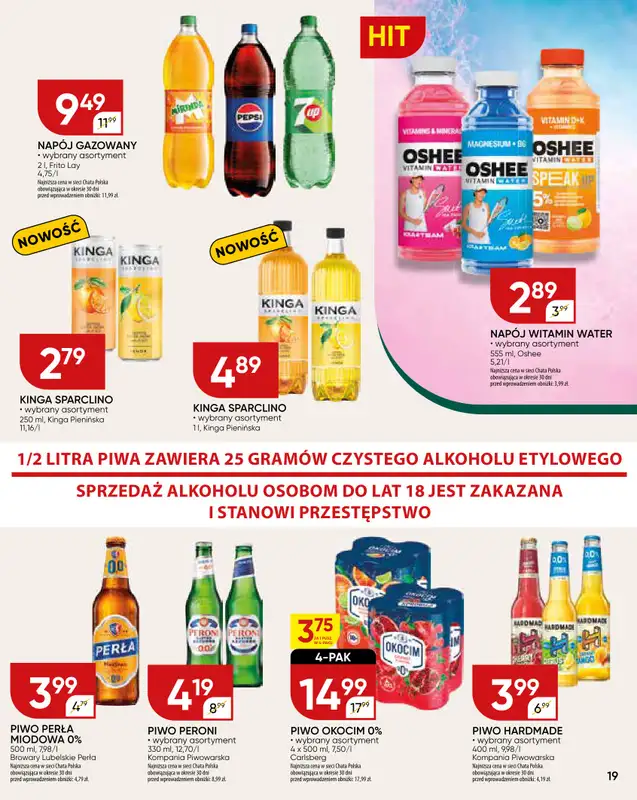 Chata Polska - gazetka promocyjna Gazetka od czwartku 31.07 do niedzieli 10.08 - strona 19