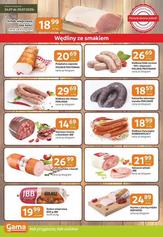 Gama - gazetka promocyjna Gazetka od czwartku 24.07 do wtorku 05.08 - strona 2