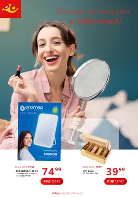 Poczta Polska - gazetka promocyjna Gazetka od poniedziałku 28.07 do niedzieli 10.08 - strona 5 Poczta Polska - gazetka promocyjna Gazetka od poniedziałku 28.07 do niedzieli 10.08 - strona 5