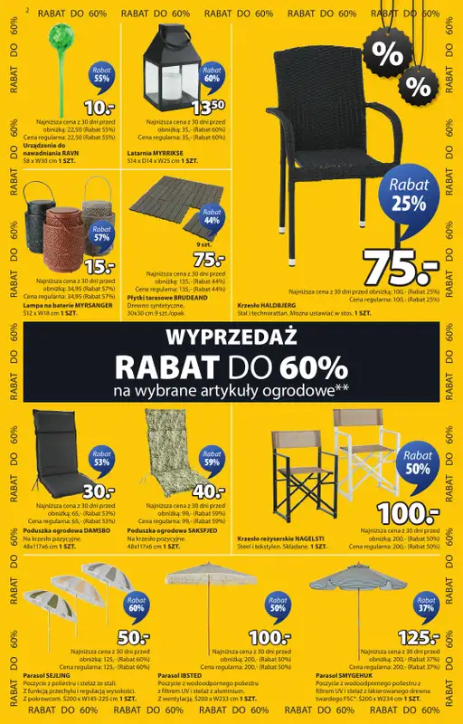 Jysk - gazetka promocyjna Gazetka od środy 30.07 do niedzieli 17.08 - strona 2