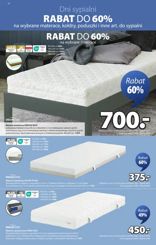 Jysk - gazetka promocyjna Gazetka od środy 30.07 do niedzieli 17.08 - strona 14