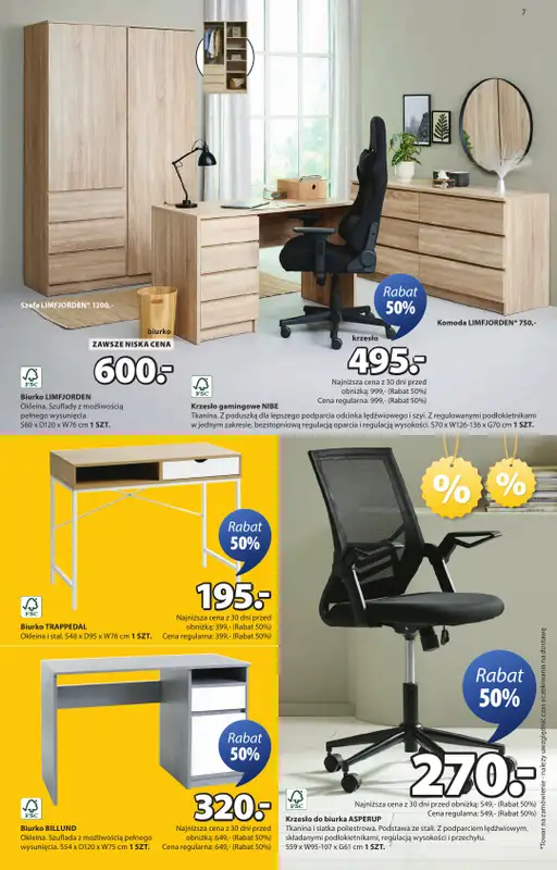 Jysk - gazetka promocyjna Gazetka od środy 30.07 do niedzieli 17.08 - strona 7