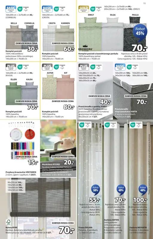 Jysk - gazetka promocyjna Gazetka od środy 30.07 do niedzieli 17.08 - strona 11