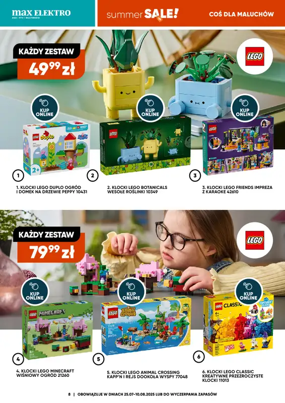 Max Elektro - gazetka promocyjna Gazetka od piątku 25.07 do niedzieli 10.08 - strona 8