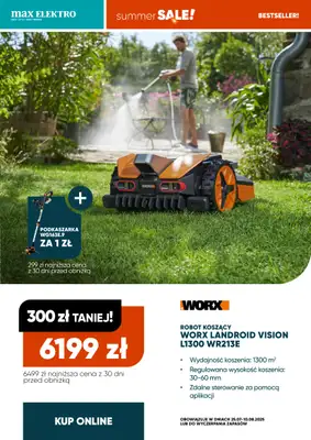 Max Elektro - gazetka promocyjna Gazetka od piątku 25.07 do niedzieli 10.08 - strona 2 Max Elektro - gazetka promocyjna Gazetka od piątku 25.07 do niedzieli 10.08 - strona 2