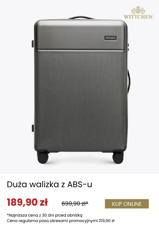 Wittchen - gazetka promocyjna Ekstra -20% na bagaż od piątku 25.07  - strona 2