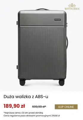 Wittchen - gazetka promocyjna Ekstra -20% na bagaż od piątku 25.07  - strona 2 Wittchen - gazetka promocyjna Ekstra -20% na bagaż od piątku 25.07  - strona 2