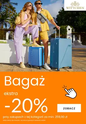 Wittchen - gazetka promocyjna Ekstra -20% na bagaż od piątku 25.07  Wittchen - gazetka promocyjna Ekstra -20% na bagaż od piątku 25.07
