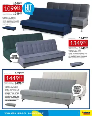Abra Meble - gazetka promocyjna Gazetka od poniedziałku 28.07 do czwartku 07.08 - strona 3 Abra Meble - gazetka promocyjna Gazetka od poniedziałku 28.07 do czwartku 07.08 - strona 3