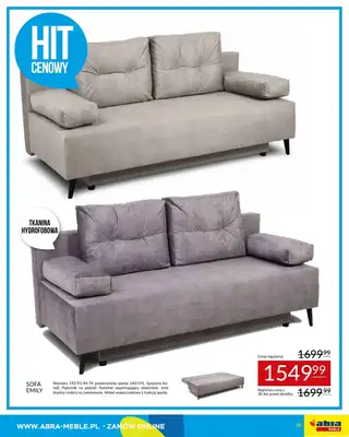 Abra Meble - gazetka promocyjna Gazetka od poniedziałku 28.07 do czwartku 07.08 - strona 39 Abra Meble - gazetka promocyjna Gazetka od poniedziałku 28.07 do czwartku 07.08 - strona 39
