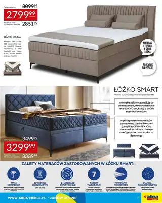Abra Meble - gazetka promocyjna Gazetka od poniedziałku 28.07 do czwartku 07.08 - strona 31 Abra Meble - gazetka promocyjna Gazetka od poniedziałku 28.07 do czwartku 07.08 - strona 31