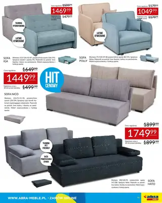 Abra Meble - gazetka promocyjna Gazetka od poniedziałku 28.07 do czwartku 07.08 - strona 19 Abra Meble - gazetka promocyjna Gazetka od poniedziałku 28.07 do czwartku 07.08 - strona 19