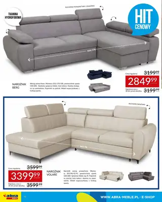 Abra Meble - gazetka promocyjna Gazetka od poniedziałku 28.07 do czwartku 07.08 - strona 16 Abra Meble - gazetka promocyjna Gazetka od poniedziałku 28.07 do czwartku 07.08 - strona 16