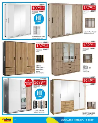 Abra Meble - gazetka promocyjna Gazetka od poniedziałku 28.07 do czwartku 07.08 - strona 26 Abra Meble - gazetka promocyjna Gazetka od poniedziałku 28.07 do czwartku 07.08 - strona 26