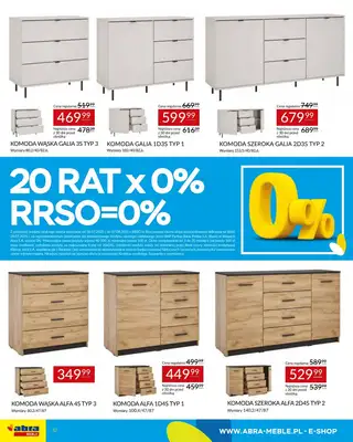 Abra Meble - gazetka promocyjna Gazetka od poniedziałku 28.07 do czwartku 07.08 - strona 32 Abra Meble - gazetka promocyjna Gazetka od poniedziałku 28.07 do czwartku 07.08 - strona 32