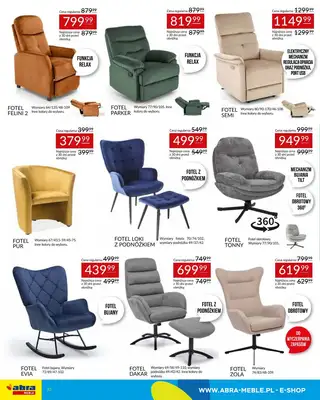 Abra Meble - gazetka promocyjna Gazetka od poniedziałku 28.07 do czwartku 07.08 - strona 10 Abra Meble - gazetka promocyjna Gazetka od poniedziałku 28.07 do czwartku 07.08 - strona 10
