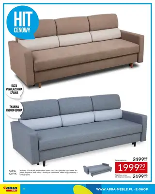 Abra Meble - gazetka promocyjna Gazetka od poniedziałku 28.07 do czwartku 07.08 - strona 38 Abra Meble - gazetka promocyjna Gazetka od poniedziałku 28.07 do czwartku 07.08 - strona 38
