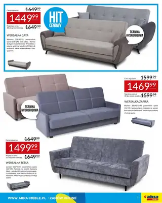 Abra Meble - gazetka promocyjna Gazetka od poniedziałku 28.07 do czwartku 07.08 - strona 7 Abra Meble - gazetka promocyjna Gazetka od poniedziałku 28.07 do czwartku 07.08 - strona 7