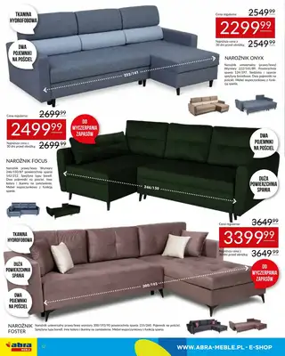 Abra Meble - gazetka promocyjna Gazetka od poniedziałku 28.07 do czwartku 07.08 - strona 12 Abra Meble - gazetka promocyjna Gazetka od poniedziałku 28.07 do czwartku 07.08 - strona 12