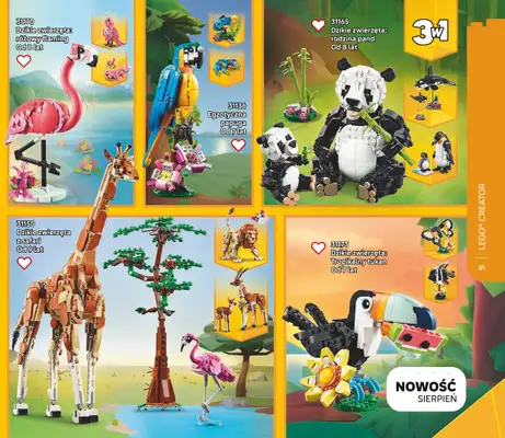 LEGO - gazetka promocyjna Katalog od poniedziałku 28.07 do środy 31.12 - strona 51 LEGO - gazetka promocyjna Katalog od poniedziałku 28.07 do środy 31.12 - strona 51