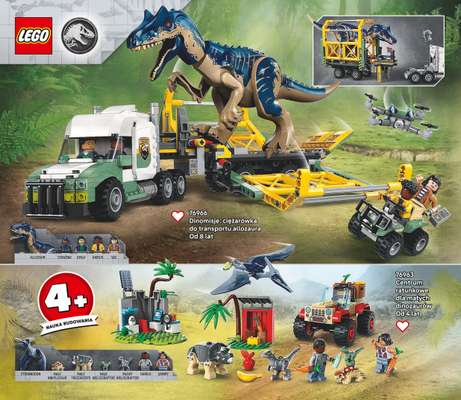 Dinomisje: ciężarówka do transportu allozaura