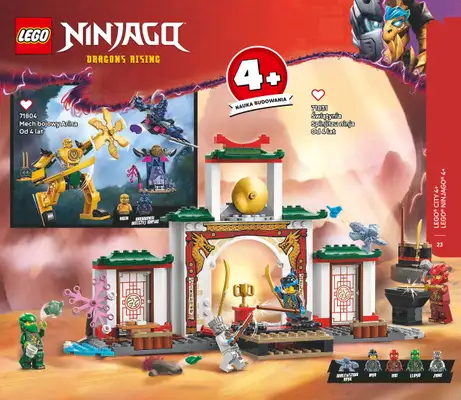 LEGO - gazetka promocyjna Katalog od poniedziałku 28.07 do środy 31.12 - strona 23 LEGO - gazetka promocyjna Katalog od poniedziałku 28.07 do środy 31.12 - strona 23