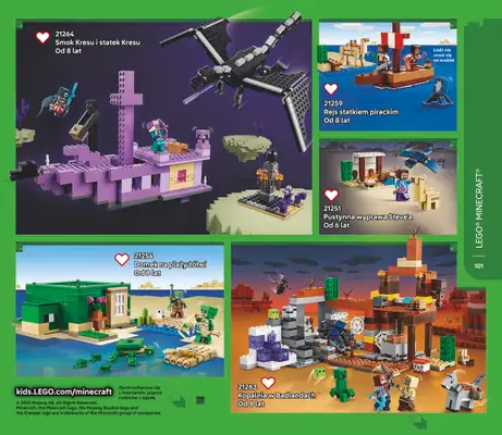 LEGO - gazetka promocyjna Katalog od poniedziałku 28.07 do środy 31.12 - strona 101 LEGO - gazetka promocyjna Katalog od poniedziałku 28.07 do środy 31.12 - strona 101