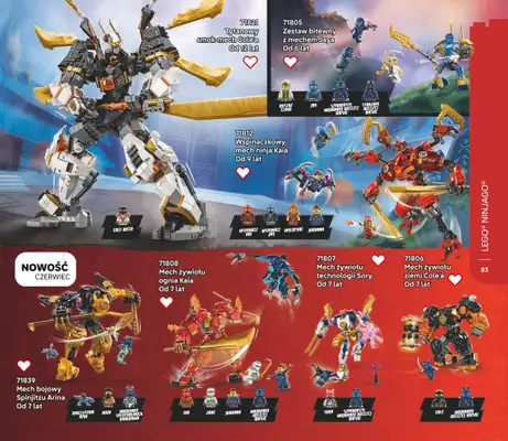 LEGO - gazetka promocyjna Katalog od poniedziałku 28.07 do środy 31.12 - strona 83 LEGO - gazetka promocyjna Katalog od poniedziałku 28.07 do środy 31.12 - strona 83
