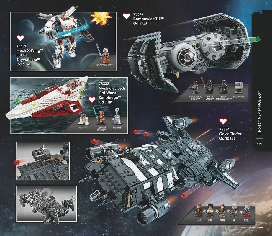 LEGO - gazetka promocyjna Katalog od poniedziałku 28.07 do środy 31.12 - strona 131