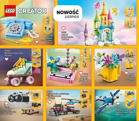 LEGO - gazetka promocyjna Katalog od poniedziałku 28.07 do środy 31.12 - strona 54 LEGO - gazetka promocyjna Katalog od poniedziałku 28.07 do środy 31.12 - strona 54