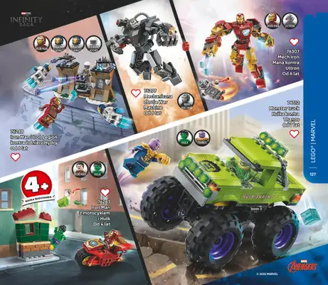 LEGO - gazetka promocyjna Katalog od poniedziałku 28.07 do środy 31.12 - strona 127 LEGO - gazetka promocyjna Katalog od poniedziałku 28.07 do środy 31.12 - strona 127