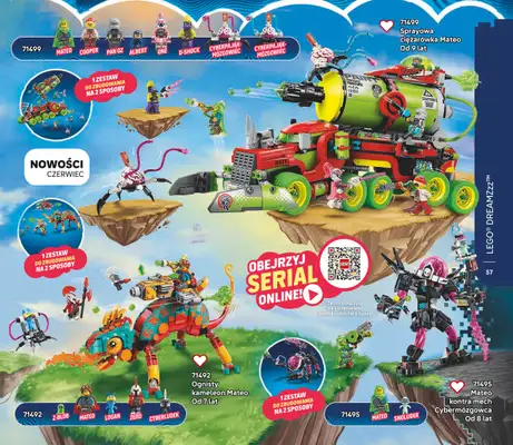 LEGO - gazetka promocyjna Katalog od poniedziałku 28.07 do środy 31.12 - strona 57 LEGO - gazetka promocyjna Katalog od poniedziałku 28.07 do środy 31.12 - strona 57