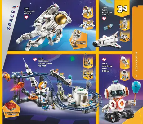 LEGO - gazetka promocyjna Katalog od poniedziałku 28.07 do środy 31.12 - strona 53 LEGO - gazetka promocyjna Katalog od poniedziałku 28.07 do środy 31.12 - strona 53