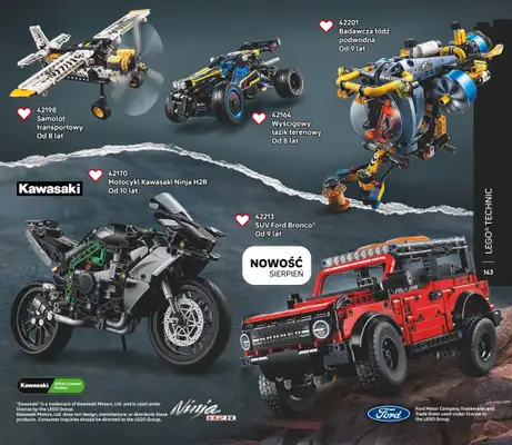 LEGO - gazetka promocyjna Katalog od poniedziałku 28.07 do środy 31.12 - strona 143 LEGO - gazetka promocyjna Katalog od poniedziałku 28.07 do środy 31.12 - strona 143