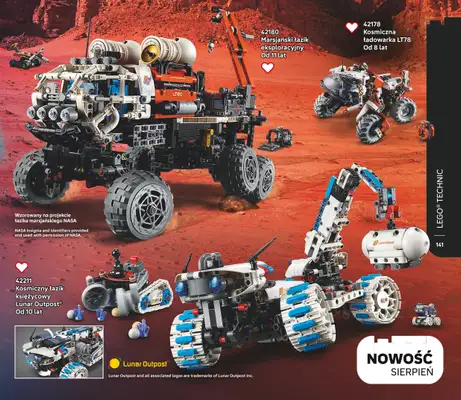LEGO - gazetka promocyjna Katalog od poniedziałku 28.07 do środy 31.12 - strona 141 LEGO - gazetka promocyjna Katalog od poniedziałku 28.07 do środy 31.12 - strona 141