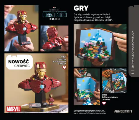 LEGO - gazetka promocyjna Katalog od poniedziałku 28.07 do środy 31.12 - strona 157 LEGO - gazetka promocyjna Katalog od poniedziałku 28.07 do środy 31.12 - strona 157
