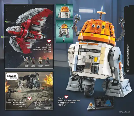LEGO - gazetka promocyjna Katalog od poniedziałku 28.07 do środy 31.12 - strona 129 LEGO - gazetka promocyjna Katalog od poniedziałku 28.07 do środy 31.12 - strona 129