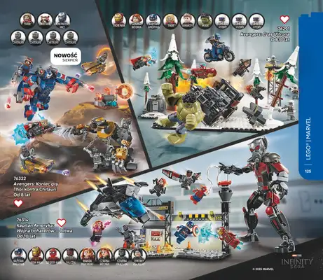 LEGO - gazetka promocyjna Katalog od poniedziałku 28.07 do środy 31.12 - strona 125 LEGO - gazetka promocyjna Katalog od poniedziałku 28.07 do środy 31.12 - strona 125