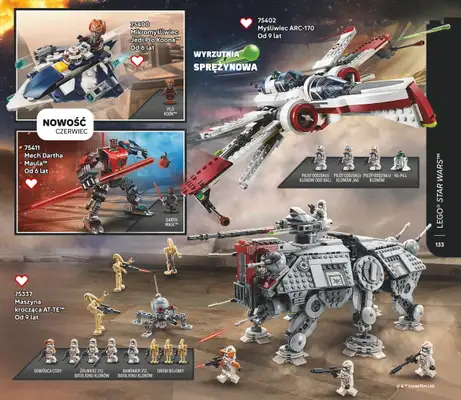 LEGO - gazetka promocyjna Katalog od poniedziałku 28.07 do środy 31.12 - strona 133 LEGO - gazetka promocyjna Katalog od poniedziałku 28.07 do środy 31.12 - strona 133