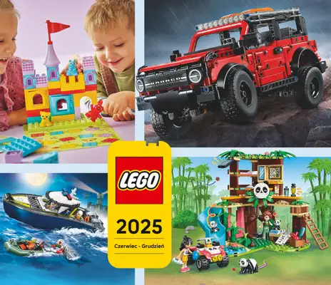 LEGO - gazetka promocyjna Katalog od poniedziałku 28.07 do środy 31.12 LEGO - gazetka promocyjna Katalog od poniedziałku 28.07 do środy 31.12