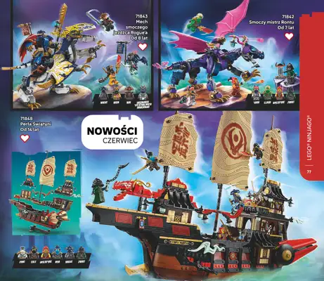 LEGO - gazetka promocyjna Katalog od poniedziałku 28.07 do środy 31.12 - strona 77 LEGO - gazetka promocyjna Katalog od poniedziałku 28.07 do środy 31.12 - strona 77