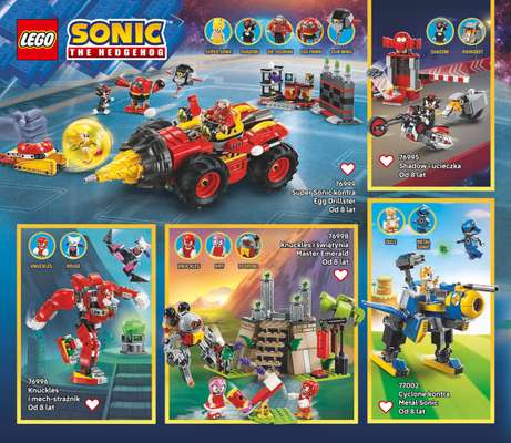LEGO Sonic Super Sonic kontra Egg Driller