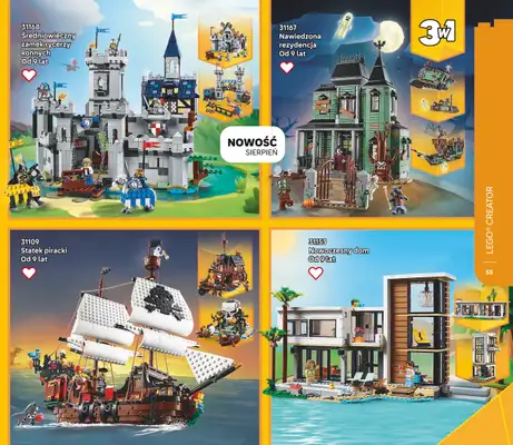 LEGO - gazetka promocyjna Katalog od poniedziałku 28.07 do środy 31.12 - strona 55 LEGO - gazetka promocyjna Katalog od poniedziałku 28.07 do środy 31.12 - strona 55