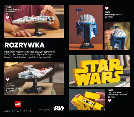LEGO - gazetka promocyjna Katalog od poniedziałku 28.07 do środy 31.12 - strona 168 LEGO - gazetka promocyjna Katalog od poniedziałku 28.07 do środy 31.12 - strona 168