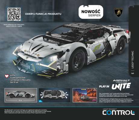 LEGO Technic Supersamochód Lamborghini Revuelto